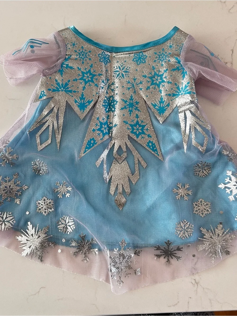 Build-A-Bear Workshop Frozen Elsa Snowflake and Sequin Dress, BAB Clothing